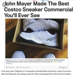 Kirkland Signature brand new sneakers. Memory foam